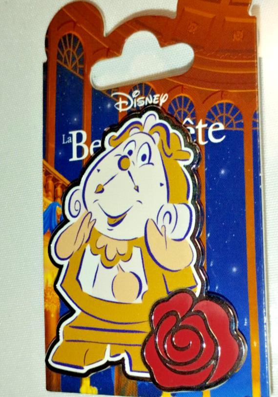 Cogsworth - Rose Beauty & the Beast Disney Land Paris Dlp 08 2024 Pin