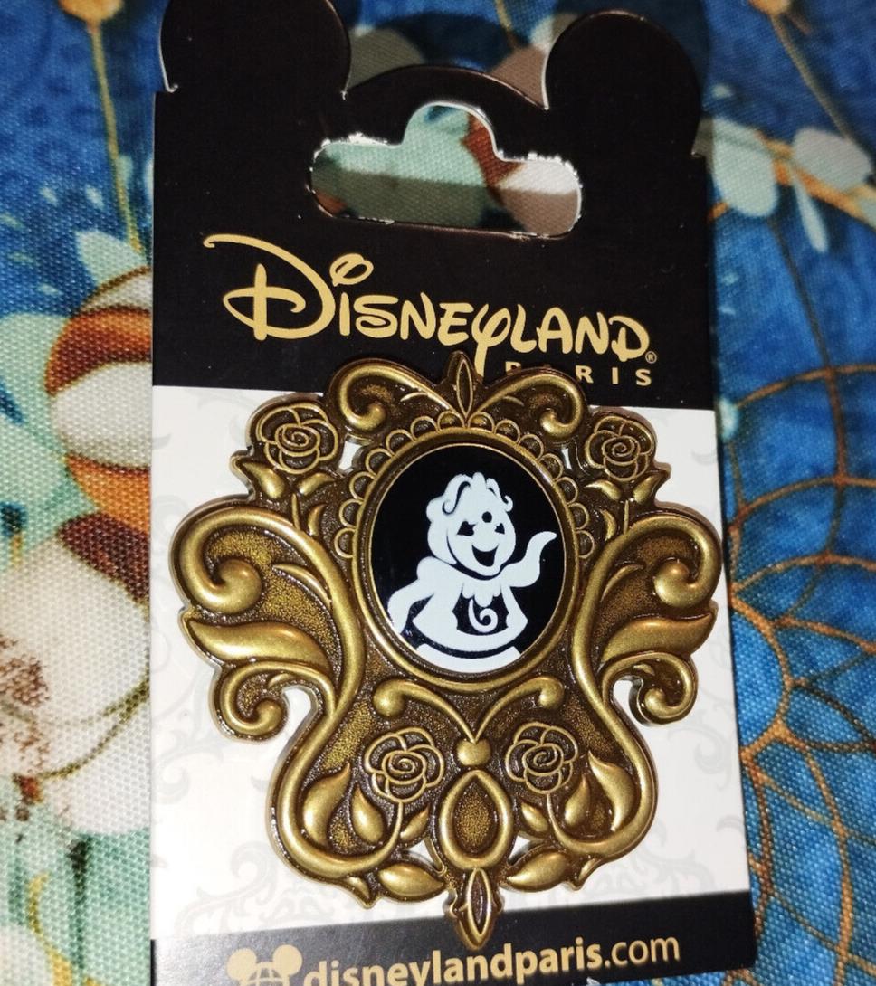 Cogsworth Silhouette Filigree Frame Beauty Beast Disney Paris Dlp May 2024 Pin