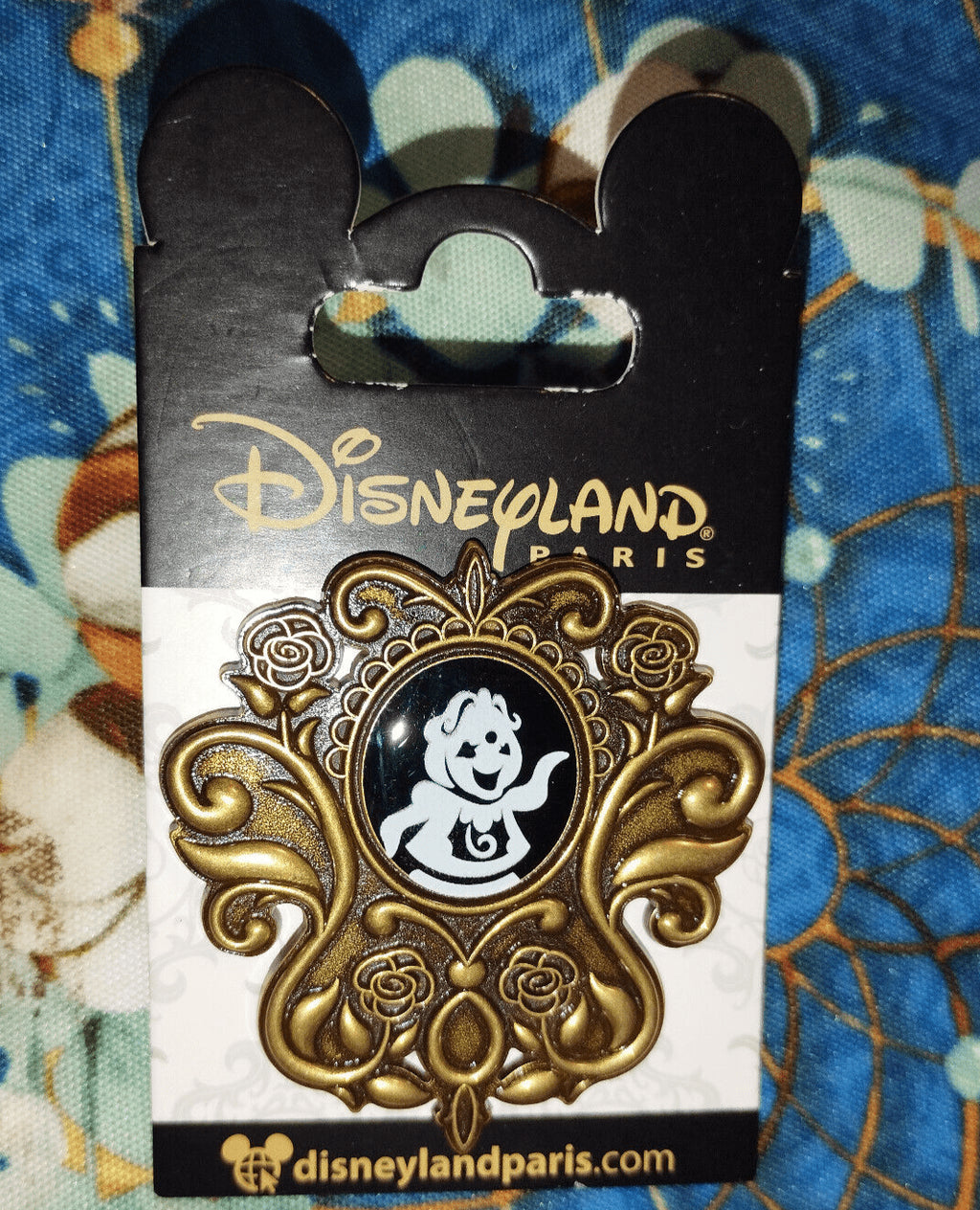 Cogsworth Silhouette Filigree Frame Beauty Beast Disney Paris Dlp May 2024 Pin