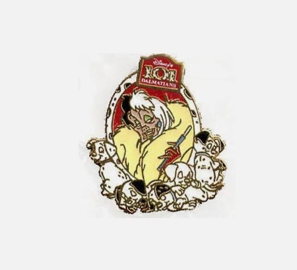 Cruella Dalmatian Cast Member Lanyard Series 2 LE Disney Land Paris Dlrp Dlp pin