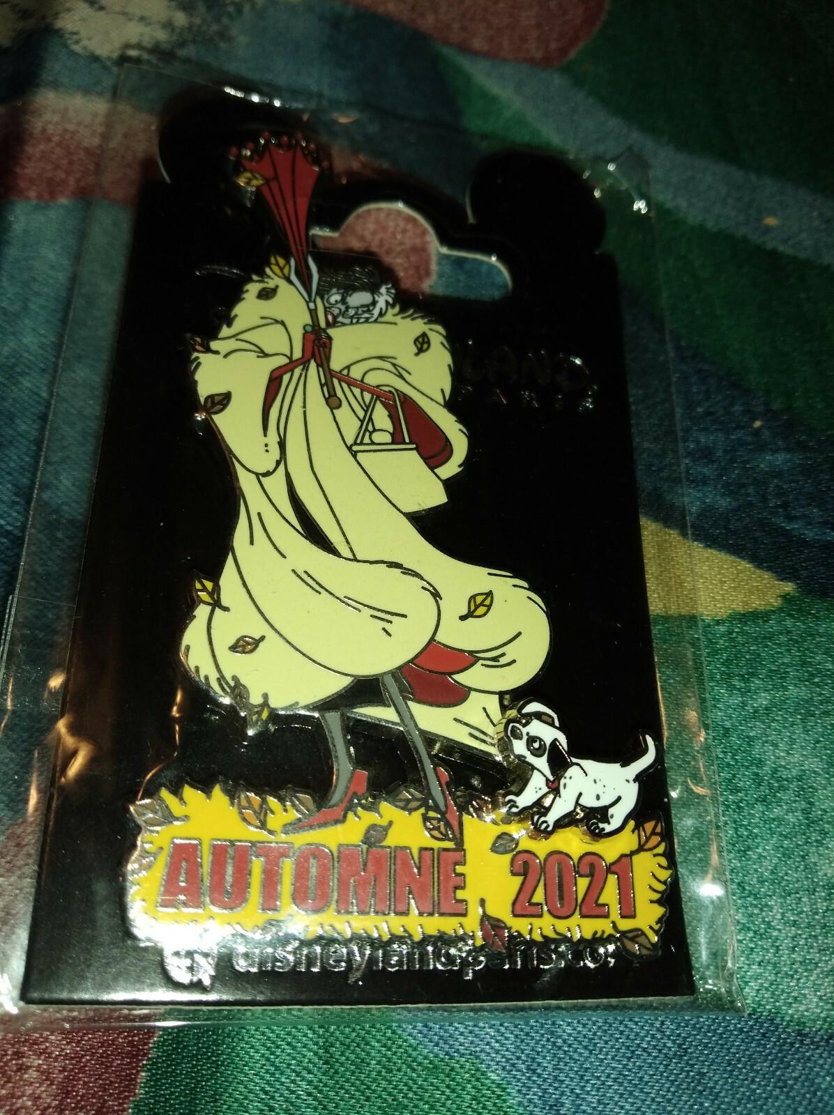 Cruella De Vil Autumn 2021 Dalmatian Disney Land Paris LE 700 Dlp Dlrp Jumbo Pin