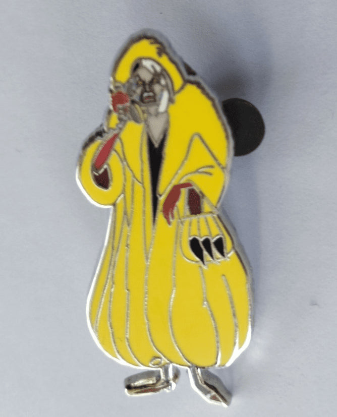Cruella De Vil Yelling on the Phone Cast Lanyard Disney L Paris Dlp Jan 2025 Pin