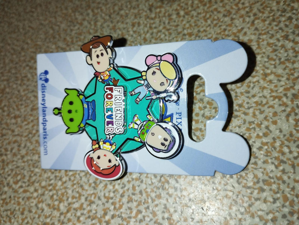 Cute Woody Jessie Alien Buzz Boo Toy Story Disney Paris Dlp 2024 Spinner Pin