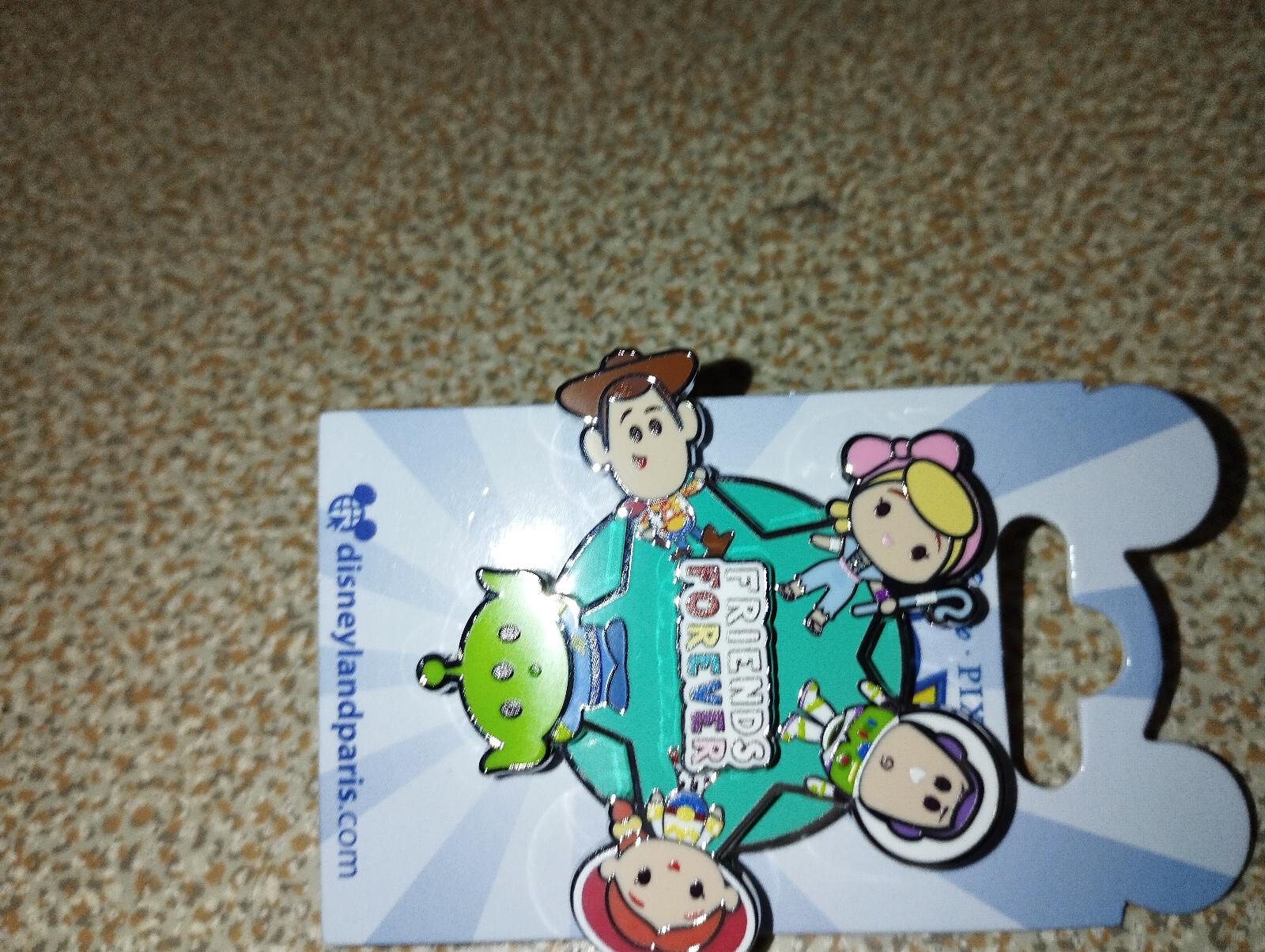 Cute Woody Jessie Alien Buzz Boo Toy Story Disney Paris Dlp 2024 Spinner Pin