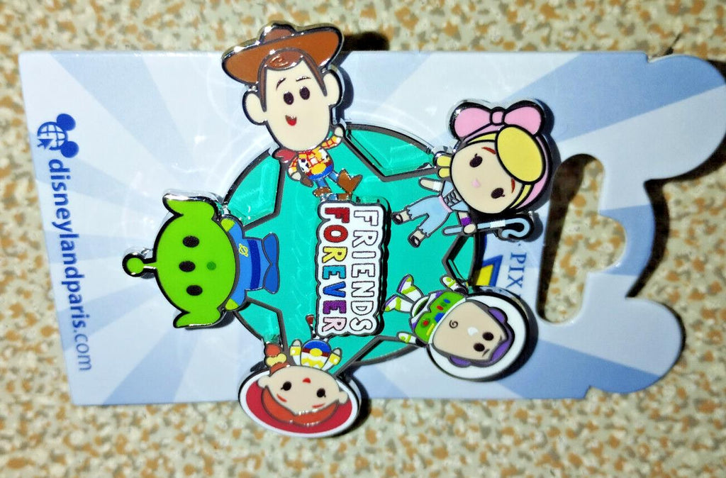 Cute Woody Jessie Alien Buzz Boo Toy Story Disney Paris Dlp 2024 Spinner Pin