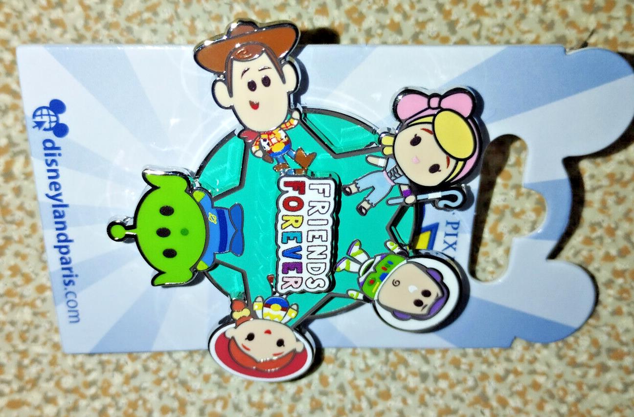 Cute Woody Jessie Alien Buzz Boo Toy Story Disney Paris Dlp 2024 Spinner Pin