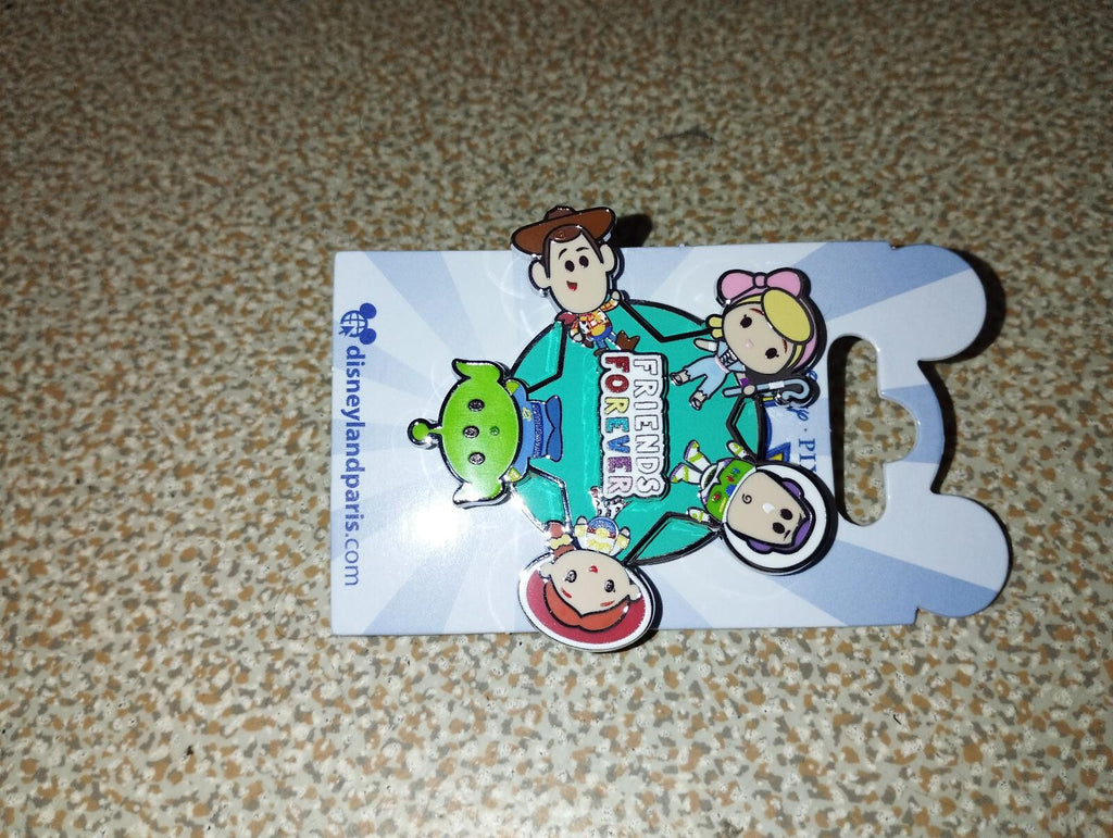 Cute Woody Jessie Alien Buzz Boo Toy Story Disney Paris Dlp 2024 Spinner Pin