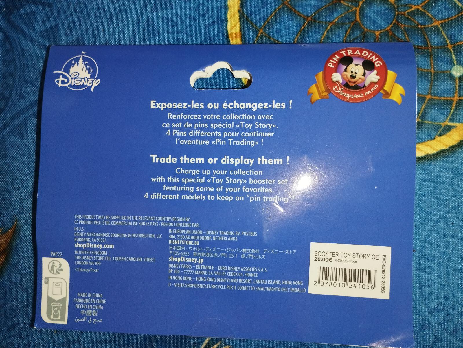 Cute Woody Jessie Buzz Boo Beep Toy Story Disney Paris Dlp 2024 Booster Set Pins