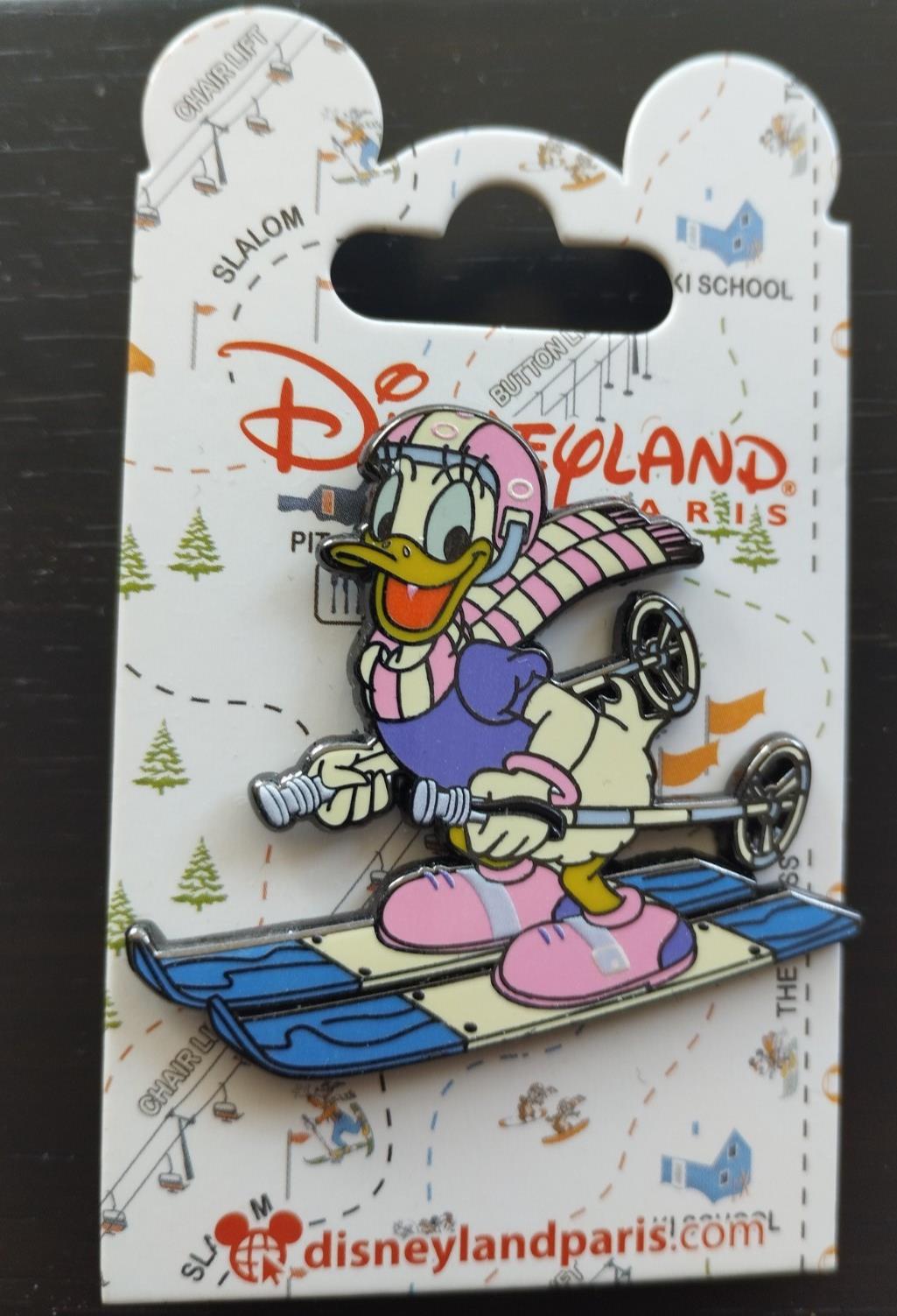 Daisy Duck - Skiing Winter Ski Set Disney Land Paris Dlp Feb 2025 Pin
