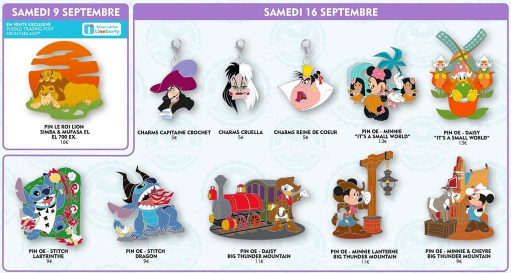 Daisy Dutch Tulips Windmill SM Small World Attraction Disney Paris Dlp 2023 Pin