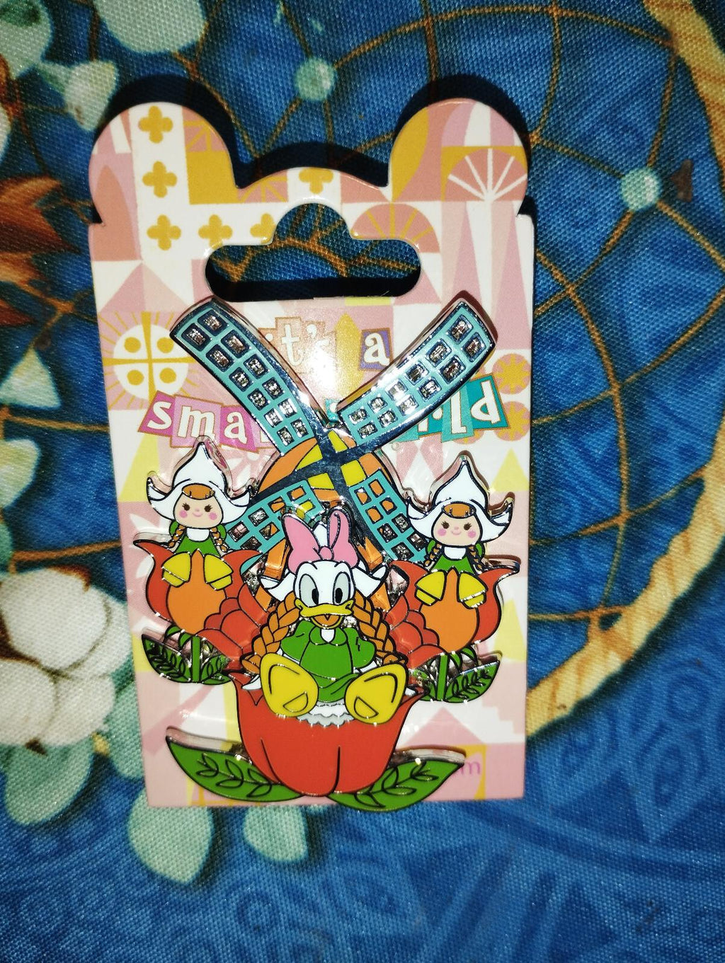 Daisy Dutch Tulips Windmill SM Small World Attraction Disney Paris Dlp 2023 Pin