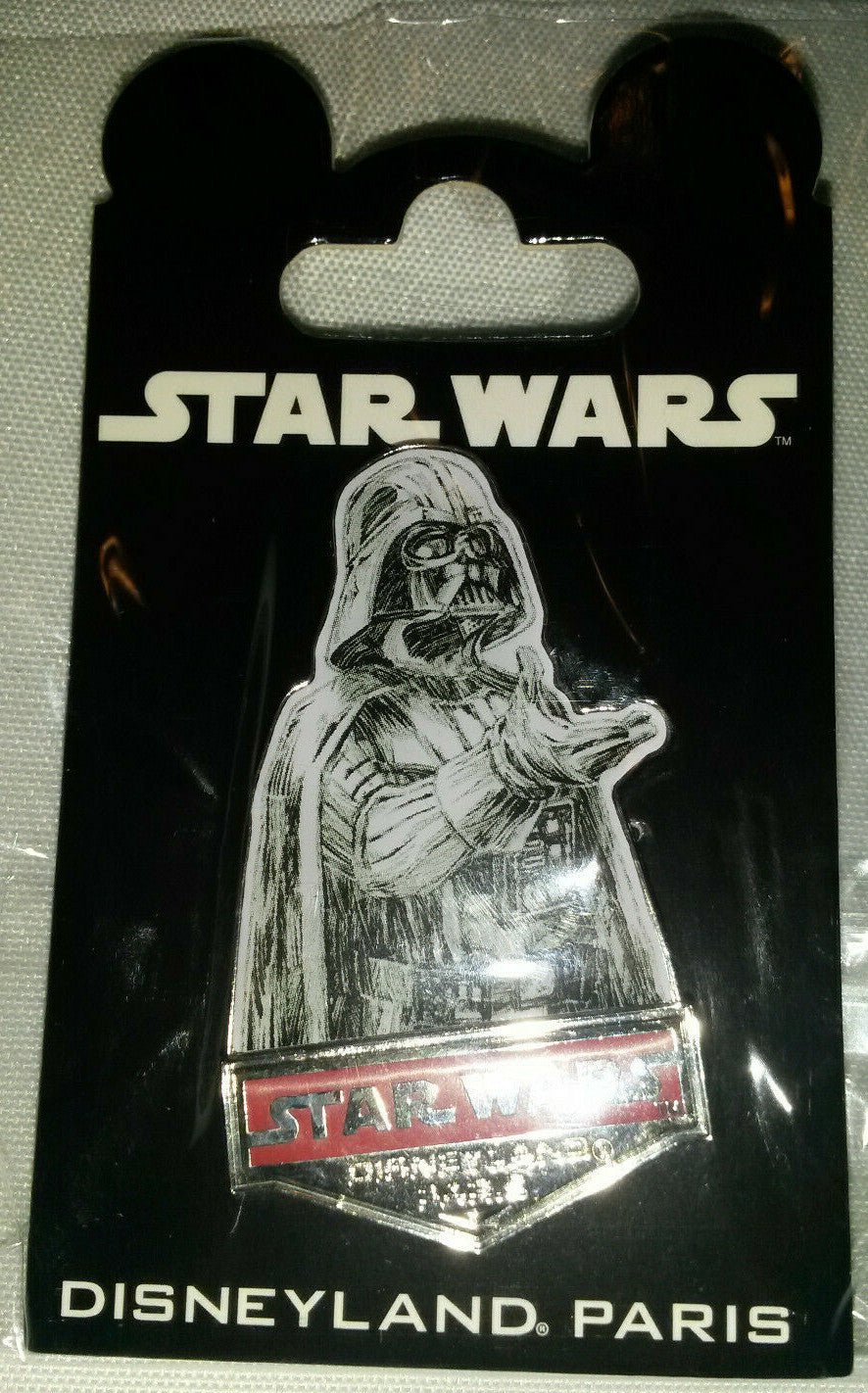Darth Vader (Dark Vador) Sketched Star Wars Disney Land Paris Dlrp Dlp 2015 Pin