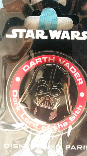 ダース・ベイダー スター・ウォーズ メダル ディズニーLパリ Dlrp Dlp 2015 ラウンド 3D ピンオンピン