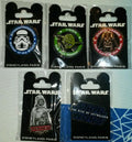 Darth Vader Yoda Storm Trooper Star Wars Medal Disney Paris Dlp 2015 3D 5 Pins