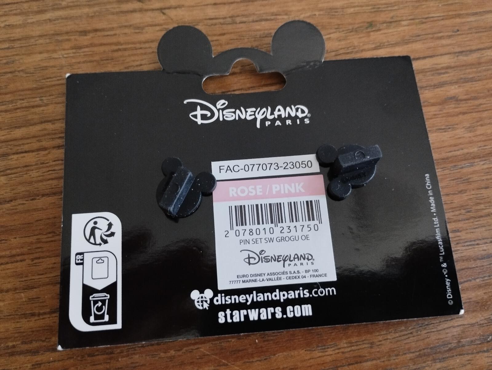 Din Djarin & Grogu Star Wars Mandalorian Disney Paris DLP May 2023 2 Pins