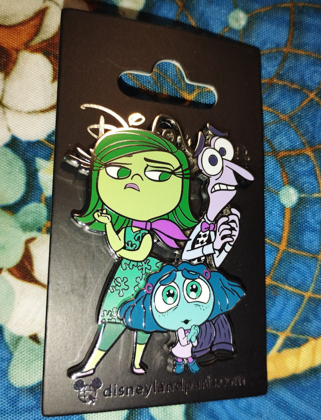 Disgust Fear Envy Inside Out Series Disney Land Paris Dlp 2024 June Pixar Pin