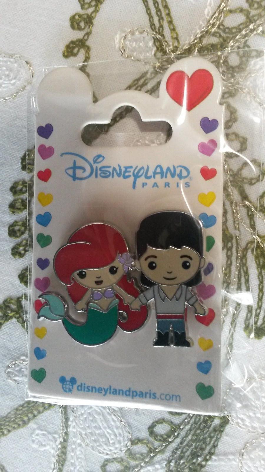 DLP - Cutie Couples - Ariel with Prince Eric Disney Land Paris Dlrp Dlp 2017 Pin