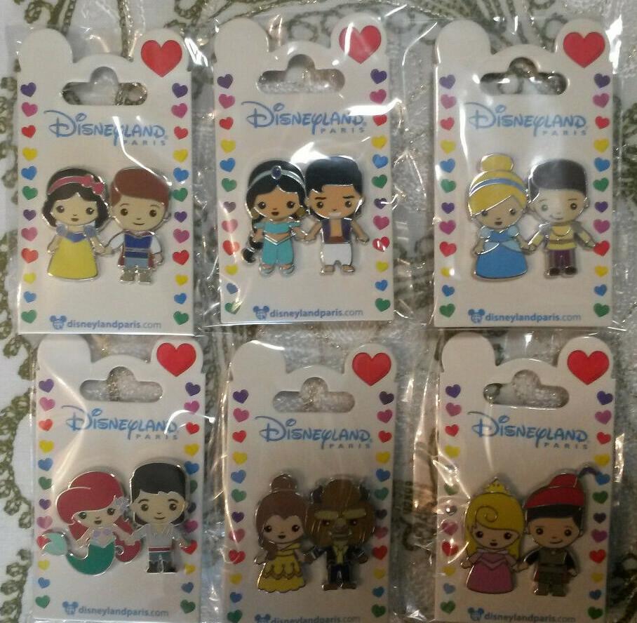 DLP - Cutie Couples - Ariel with Prince Eric Disney Land Paris Dlrp Dlp 2017 Pin