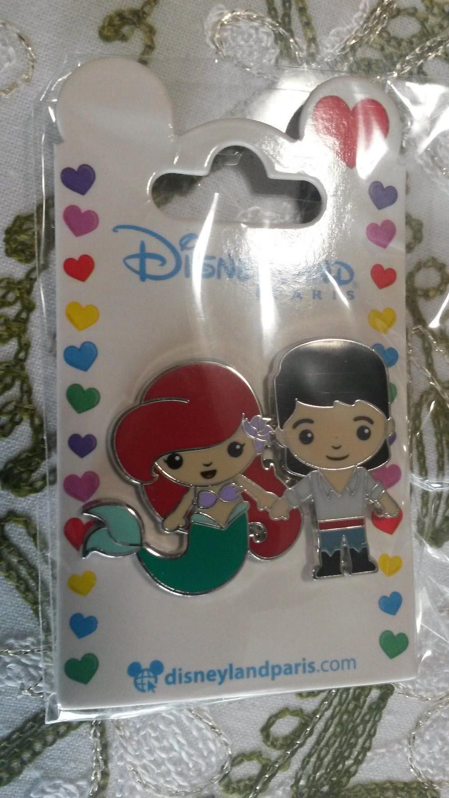 DLP - Cutie Couples - Ariel with Prince Eric Disney Land Paris Dlrp Dlp 2017 Pin