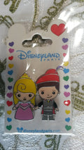 DLP - Cutie Couples - Aurora with Prince Phillip Disney Land Paris Dlrp 2017 Pin