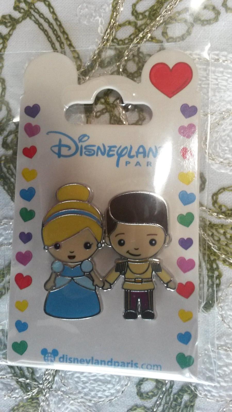 DLP - Cutie Couples - Cinderella with Prince Charming Disney Land Paris Dlrp Pin