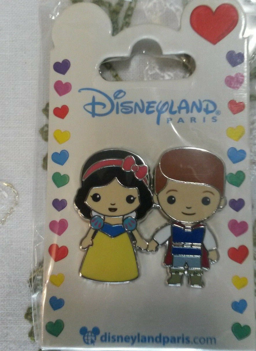 DLP - Cutie Couples - Snow White with Prince Disney Land Paris Dlrp Dlp 2017 Pin