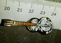 Dobro Style Guitar White on Gold colour Pin