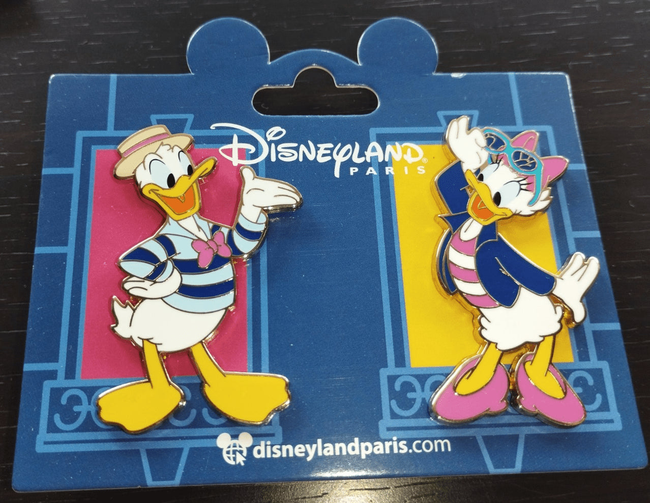Donald and Daisy Set de Paris Disney LandParis Dlp March 2025 2 Pins