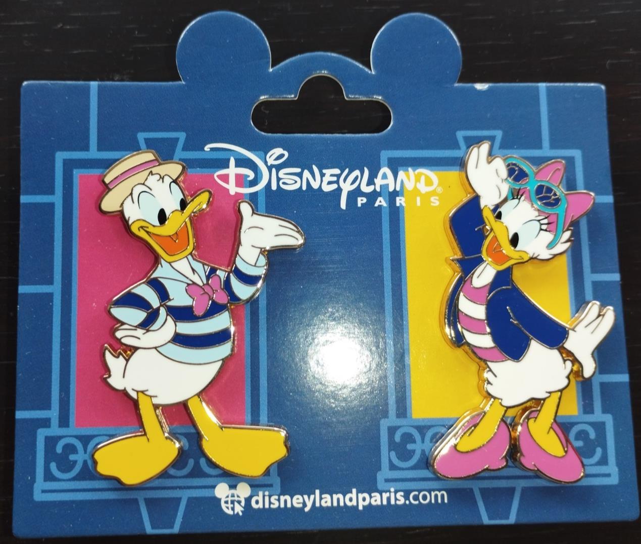 Donald and Daisy Set de Paris Disney LandParis Dlp March 2025 2 Pins