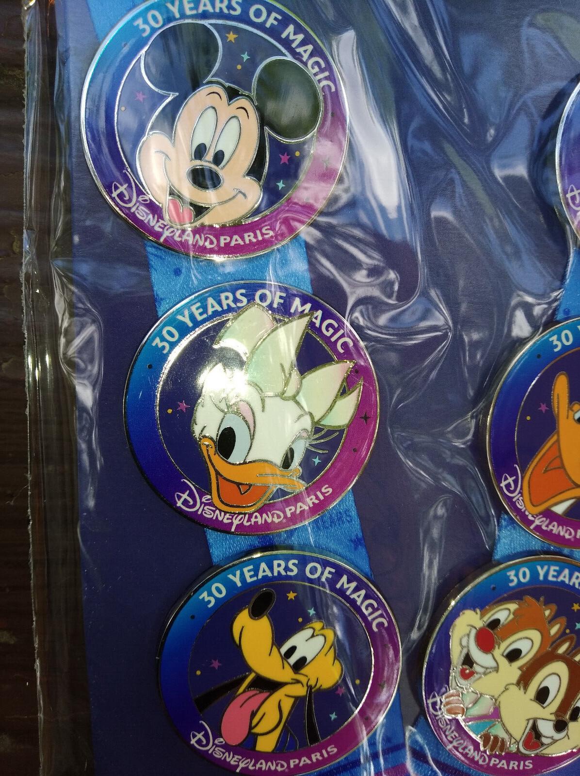 Donald Chip Pluto Daisy Lanyard 30th Anniversary Disney Paris Dlp March 2022 Pin