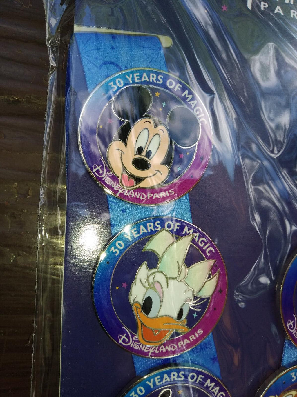 Donald Chip Pluto Daisy Lanyard 30th Anniversary Disney Paris Dlp March 2022 Pin