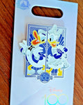 Donald &Daisy Dlp 2023 Disney 100 Platinum Edition Celebration Pin
