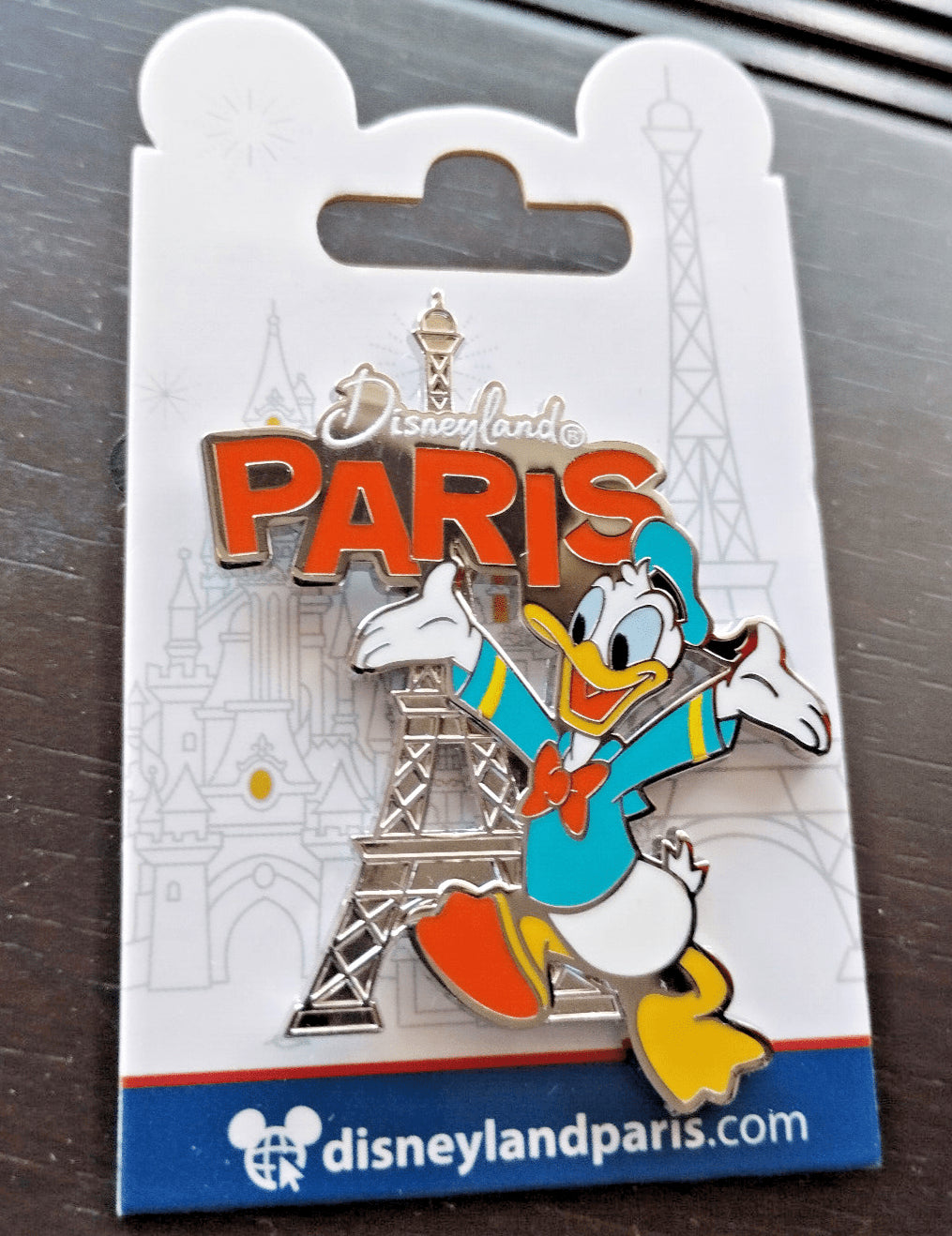 Donald Duck Paris 8 Eiffel Tower Disney Paris Dlrp Dlp Jan 2024 Pin
