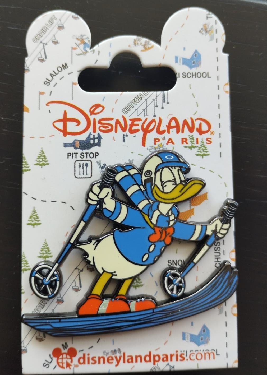 Donald Duck - Skiing Winter Ski Set Disney Land Paris Dlp Feb 2025 Pin