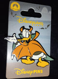 Donald in Horned Devil Costume Halloween Disney Land Paris DLP Sep 2025 Pin