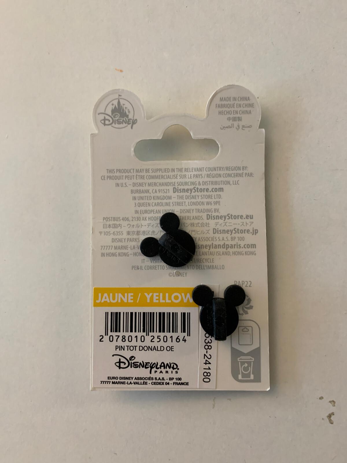 Donald Tower of Terror Twilight Zone Disney Land Paris DLP Oct 2024 Dangle Pin