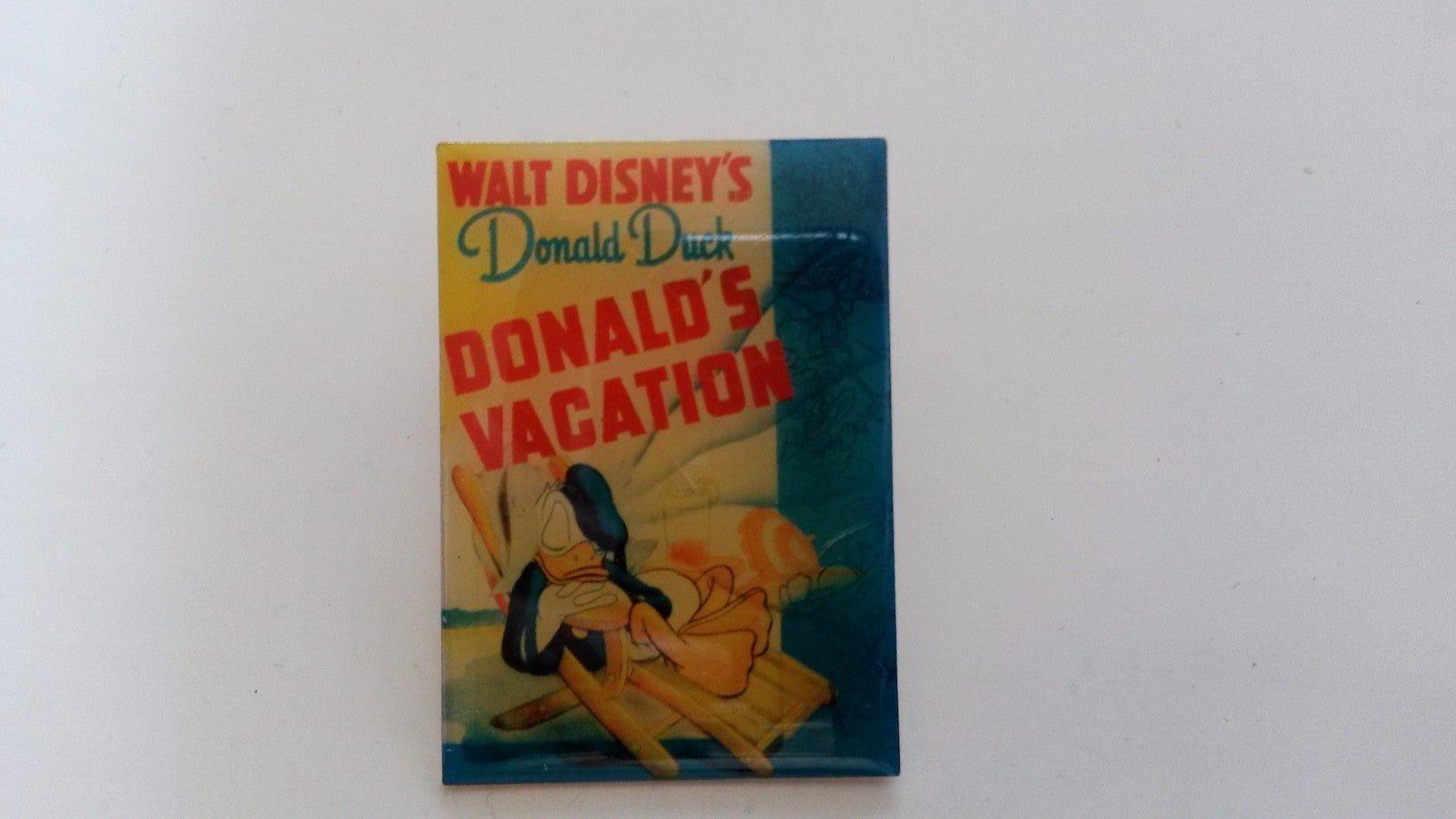 Donald's Vacation movie Poster pin Disney Land Paris Dlrp Dlp 2002 pin