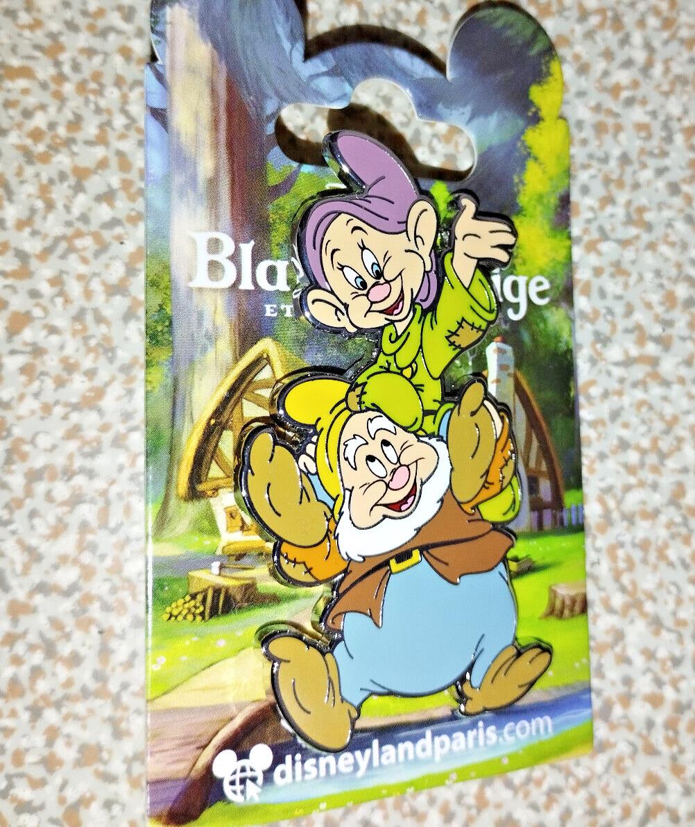 Dopey and Happy Dwarf Snow White set Dlp Dlrp Disney Land Paris March 2024 Pin