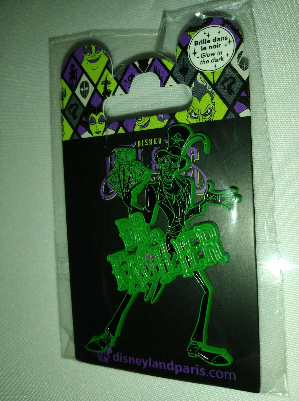 Dr Facilier Glow In The Dark Halloween Disney Land Paris Dlp 2021 Pin