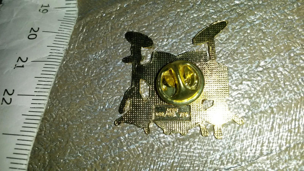 Drum set red version Pin