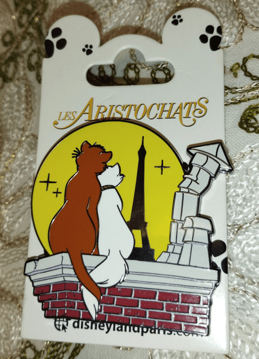 Duchess & O'Malley Eiffel Tower - Aristocats Disney Land Paris Dlp Dlrp 2024 Pin