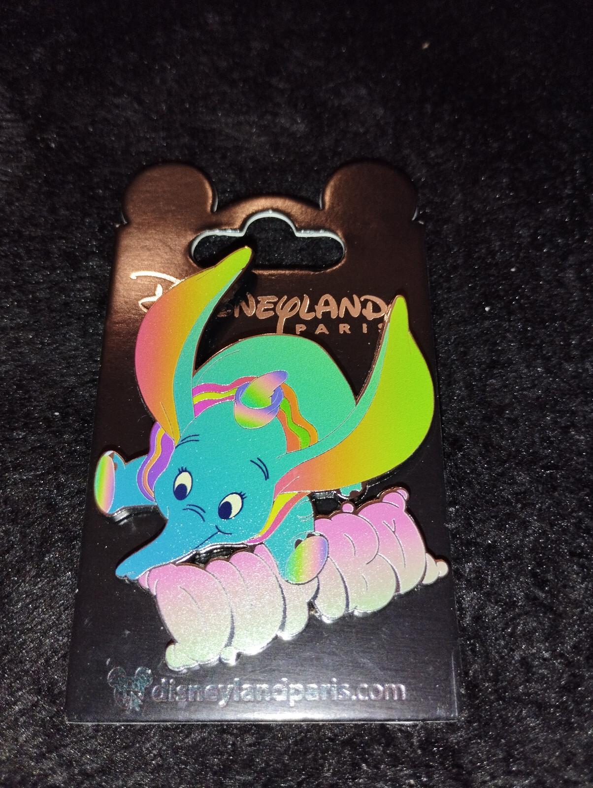 Dumbo Balloon Name & Spinner Clowns flashy color Disney L Paris Dlp 2023 2 Pins