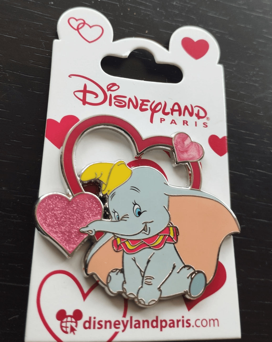 Dumbo Heart Valentine Love Series Disney Land Paris Dlp Dlrp 2025 Pin