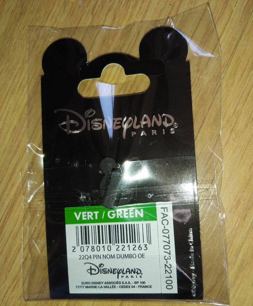 Dumbo Name Disney Land Paris July 2022 Dlp Pin