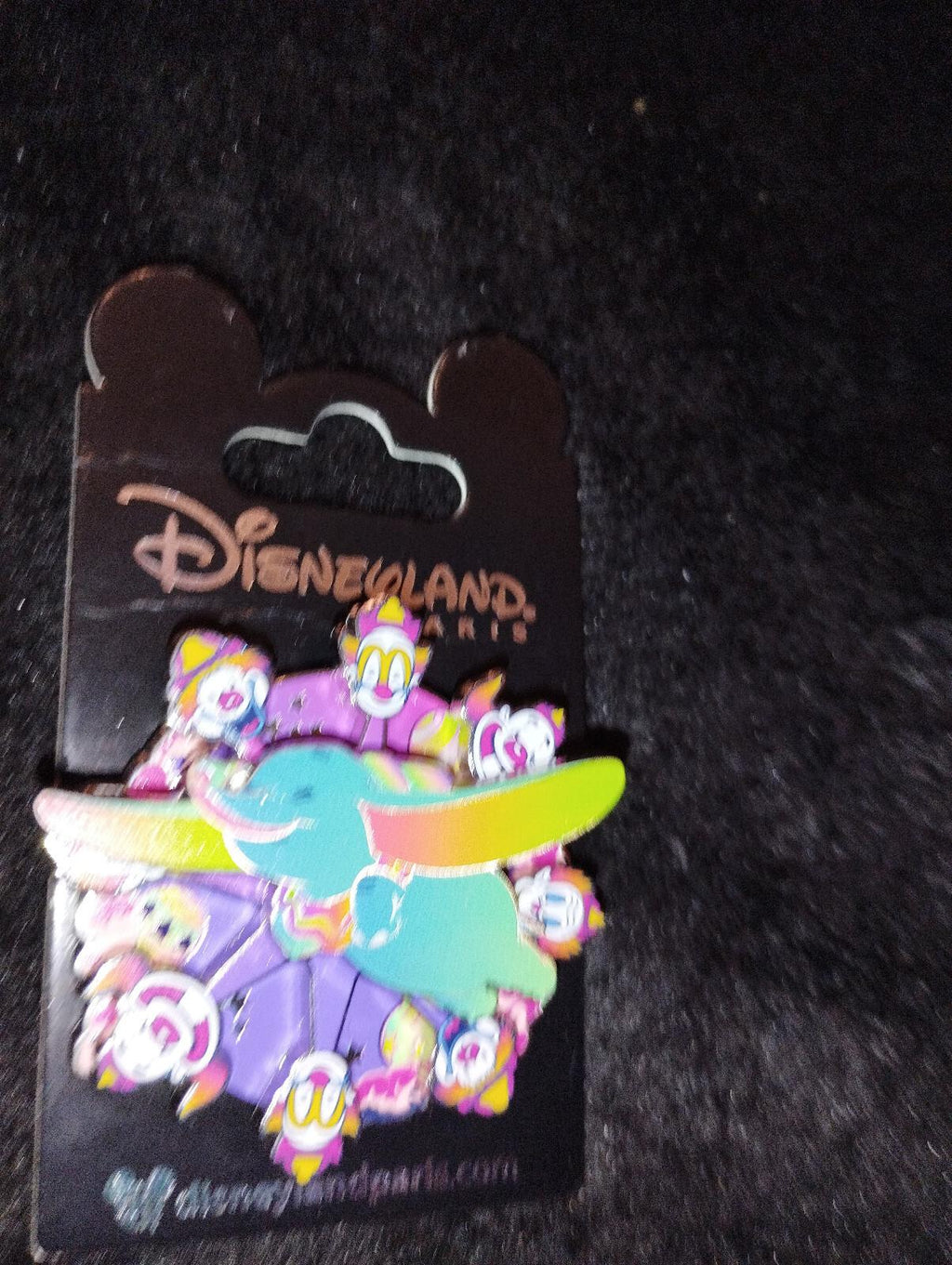 Dumbo Spinner with Clowns flashy colours Disney Land Paris Dlp 10 2023 Pin