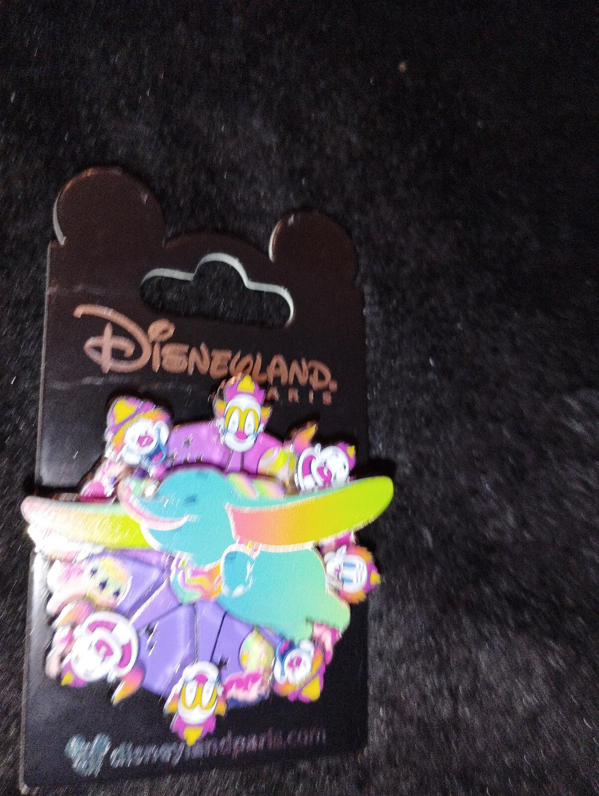 Dumbo Spinner with Clowns flashy colours Disney Land Paris Dlp 10 2023 Pin