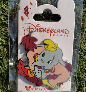 ダンボ ウィンターリーブス リーフシリーズ ディズニーランドパリ DLP 2022年11月 ピン