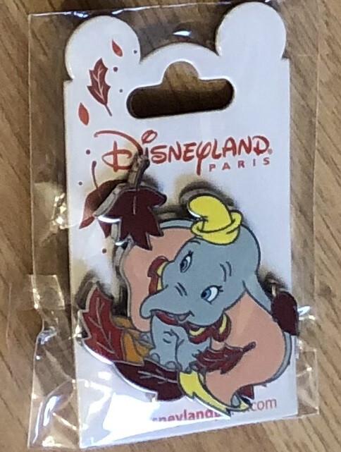 Dumbo Winter Leaves Leaf Series Disney Land Paris DLP Nov 2022 Pin