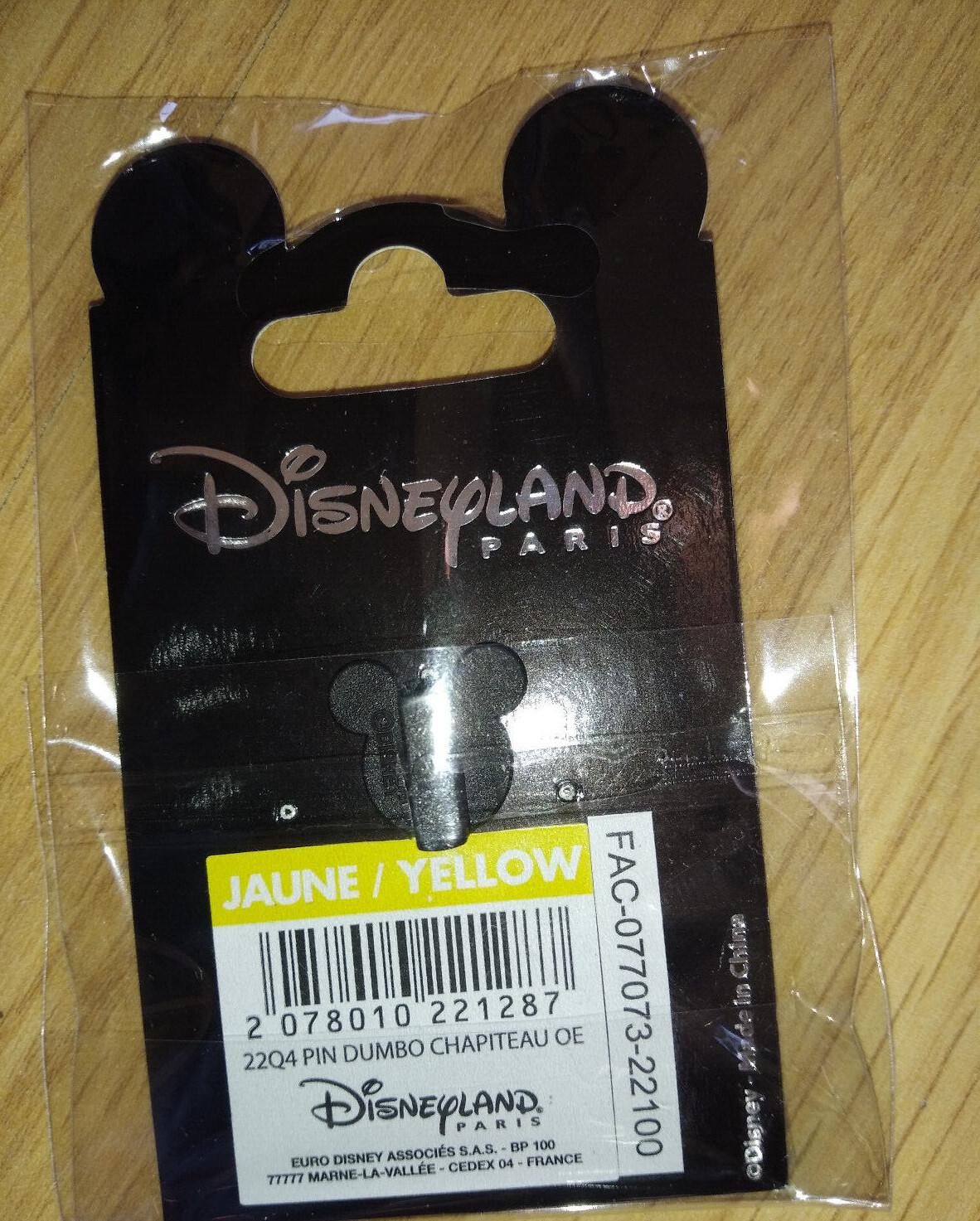Dumbo with Hat Circus Tent Name Disney Land Paris July 2022 Dlp 3 Pins Set