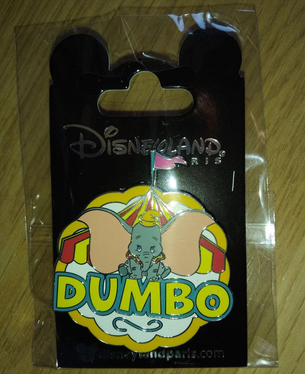Dumbo with Hat Circus Tent Name Disney Land Paris July 2022 Dlp 3 Pins Set